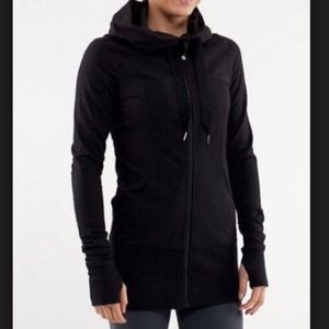Lulu lemon Black Zip up Hoodie Sweater